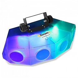 Beamz Mini-Moonflower svetelný efekt s 4-LED šošovkou 132xRGBA-LEDspriehľadná farba