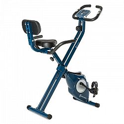 Capital Sports Azura M3, bicykel na domáci tréning, do 100 kg, merač tepu, sklápací, 3 kg, modrý