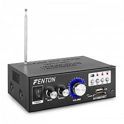 Fenton AV360BT, stereo zosilňovač, 80 W RMS, (2 x 40 W na 8 Ohm), BT/USB/SD/AUX