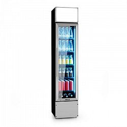 Klarstein Berghain, chladnička na nápoje, 160 l, RGB vnútorné osvetlenie, 230 W, 2 – 8 °C, ušľachtilá oceľ