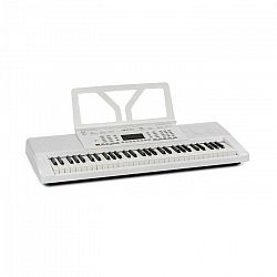 SCHUBERT Etude 61 MK II, keyboard, 61 kláves, 300 zvukov/rytmov, biely
