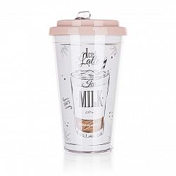 Banquet Hrnček cestovný dvojstenný COFFEE 0,5 l​, Iced latte