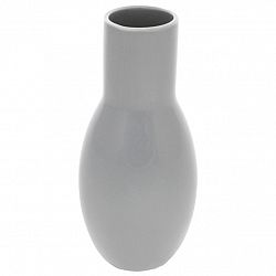 Keramická váza Belly, 9 x 21 x 9 cm, sivá